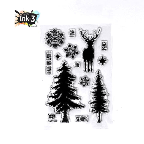 Snow Buddies 4x6 Clear Stamp Set