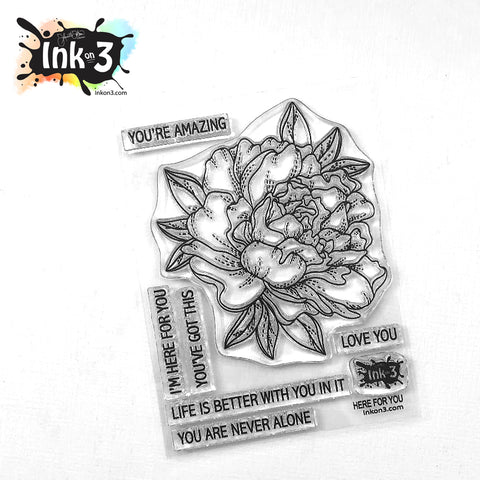 Water Lily 4x6 Clear Stamp Set
