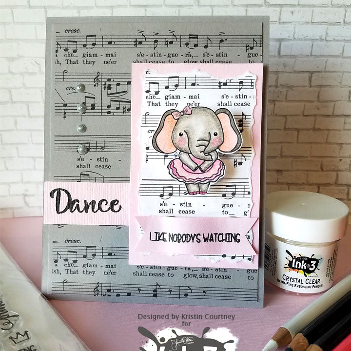 Card By Kristin ~ Dance & Twirl stamps & Dies