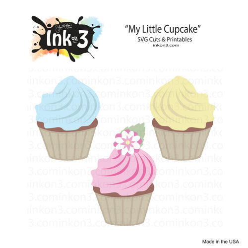 My Little Cupcake SVG Cut Files & Printables