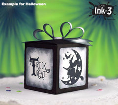 Halloween One Piece Box 3D SVG Cut File