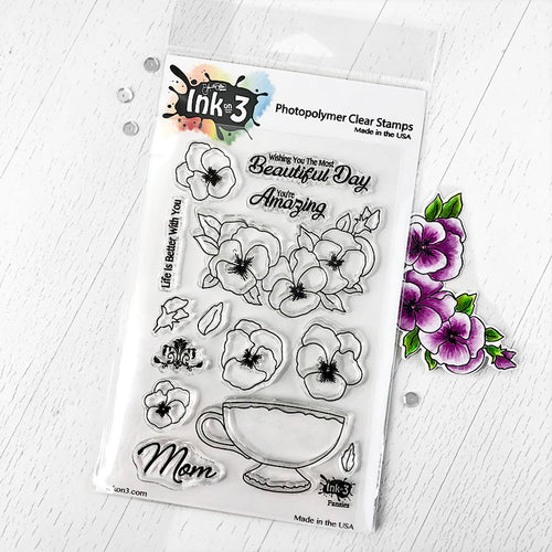 Pansies Clear Stamps
