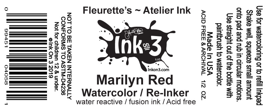 Atelier Watercolor / Re-inker Marilyn Red inkon3.com