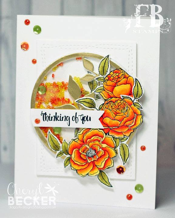 Card Example by Cheryl ~ using Posies Stamp Set