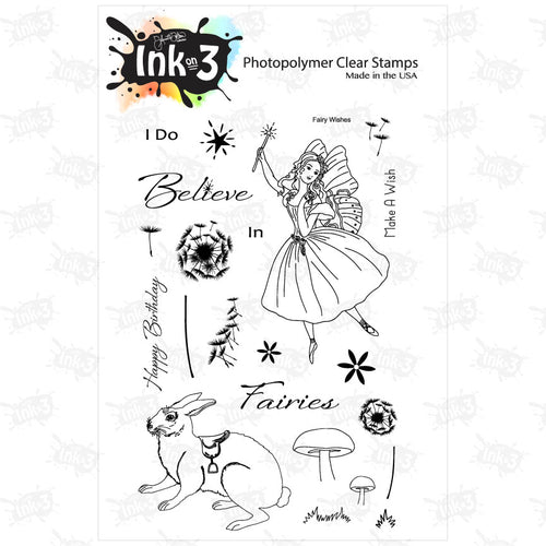 Fairy Wishes 4x6 Clear Stamp Set