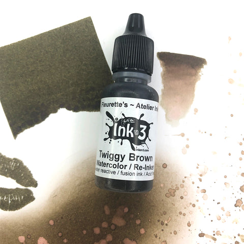Atelier Twiggy Brown Ink Cube